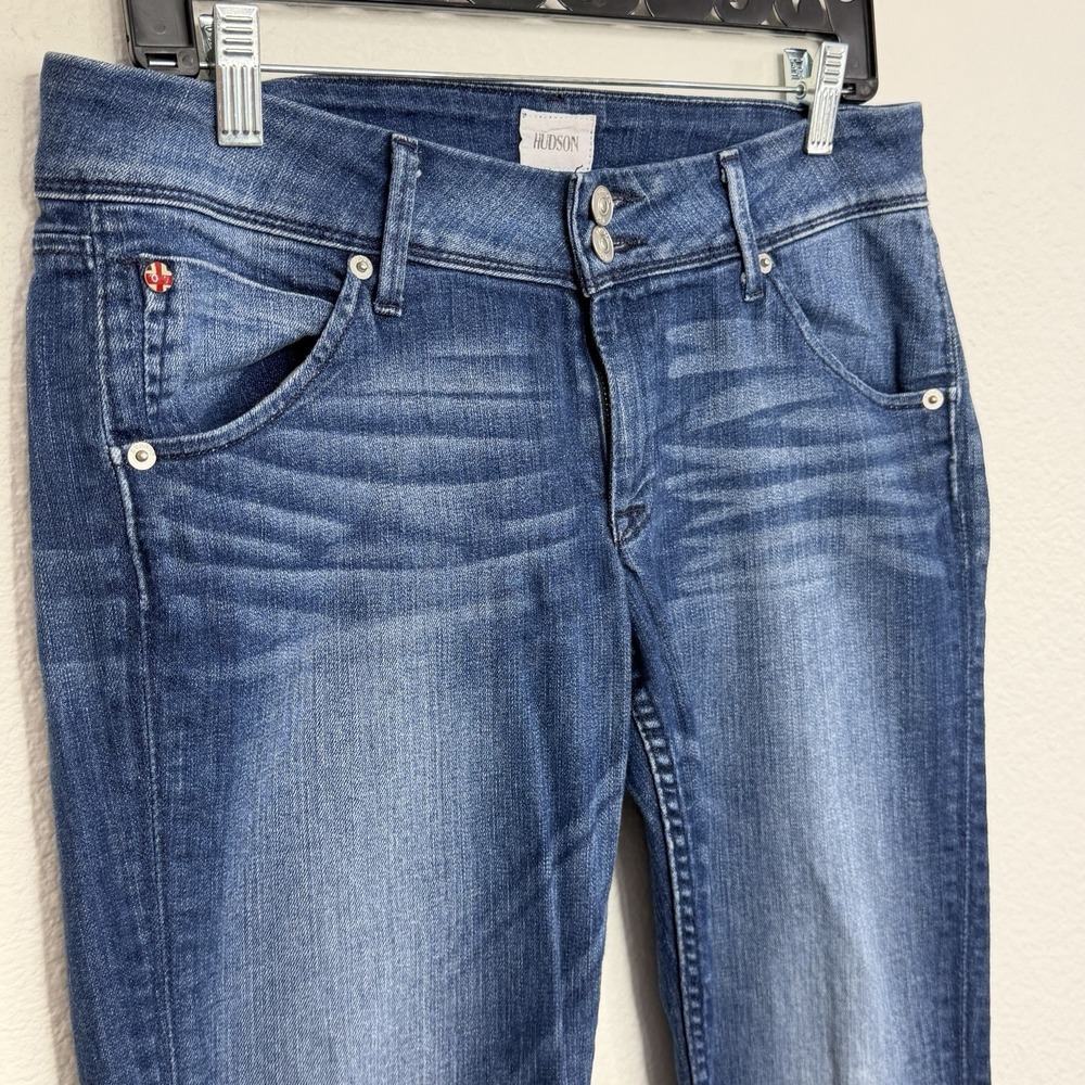 Hudson Colin Flap Skinny‎ Crop Medium Wash Size 29 - Picture 4 of 13